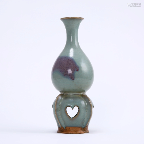 Jun kiln celadon glaze with bottle