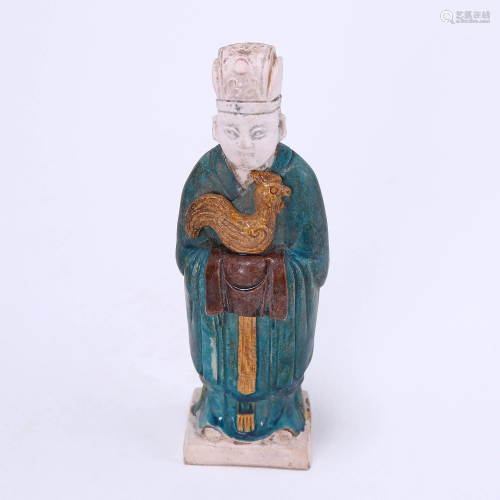 Three-color figurines of Ming Dynasty