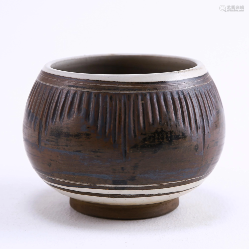 Cizhou kiln sauce glaze bowl
