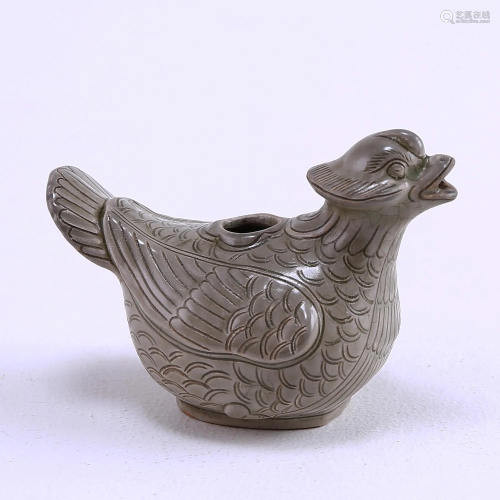 Yue kiln celadon mandarin duck droplets