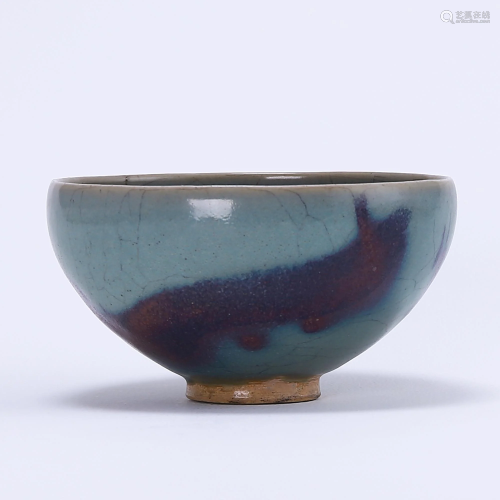 Jun kiln celadon erythema bowl