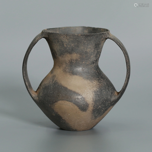 Qijia Culture Black Pottery Amphora