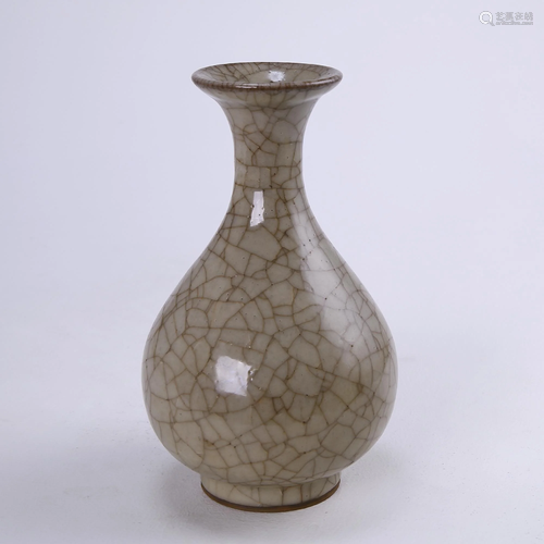 Official kiln celadon jade pot spring vase