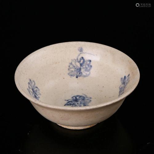 Tang Blue and White Glazed Bowl