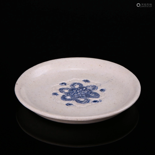 Gongxian kiln white glaze basket with colorful tre…