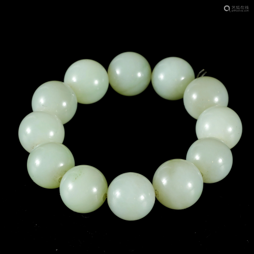 Hetian Jade Twelve Child Bracelets