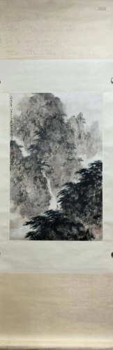 Zhang Daqian Emei Longmen Cave Landscape