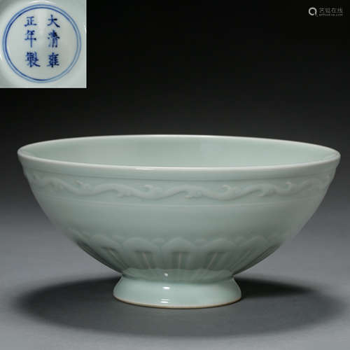 ANCIENT CHINESE MONOCHROME GLAZED BOWL