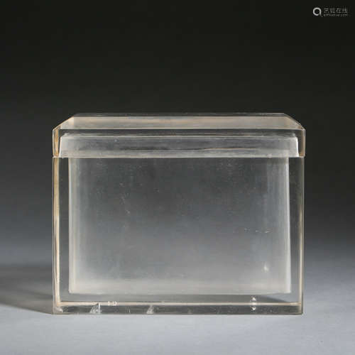 CHINA QING DYNASTY CRYSTAL BOX