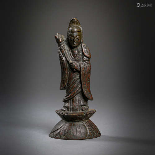ANCIENT CHINESE BRONZE BUDDHA