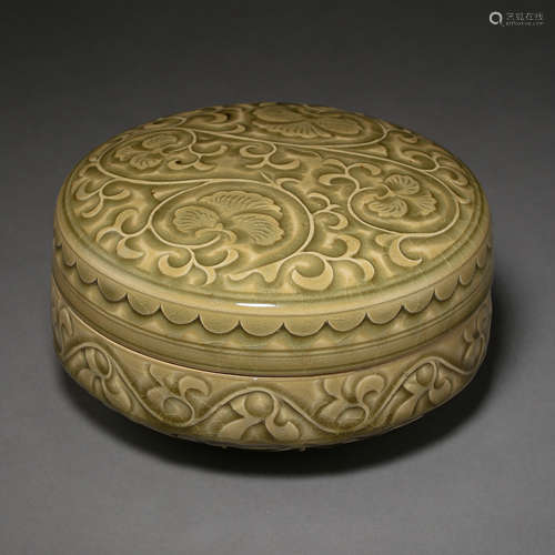 NORTHERN SONG DYNASTY, YAOZHOU KILN PORCELAIN ROUND BOX