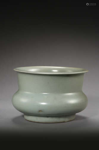 CHINA SOUTHERN SONG DYNASTY LONGQUAN KILN PORCELAIN SLAG BUCKET