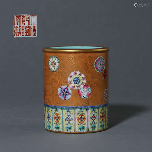 CHINESE ANCIENT PORCELAIN PEN HOLDER