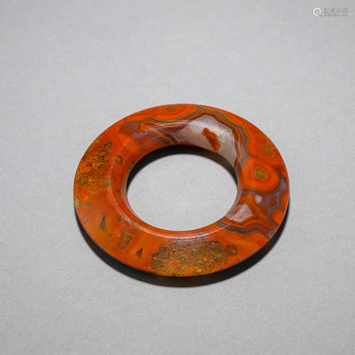 AGATE RING IN THE WARRING STATES PERIOD OF CHINA