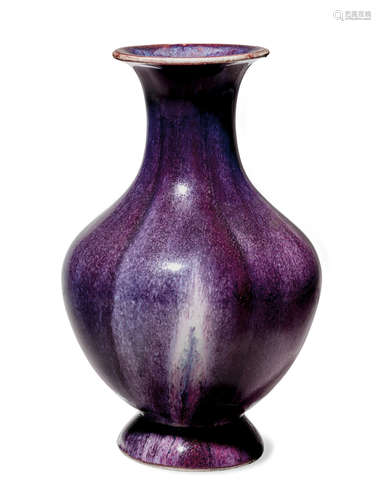 A FLAMBÉ-GLAZED VASE, HU 18th century