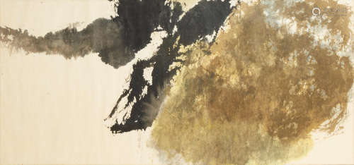 Fong Chung Ray (B. 1933) Abstract Composition NO. 38, 1965