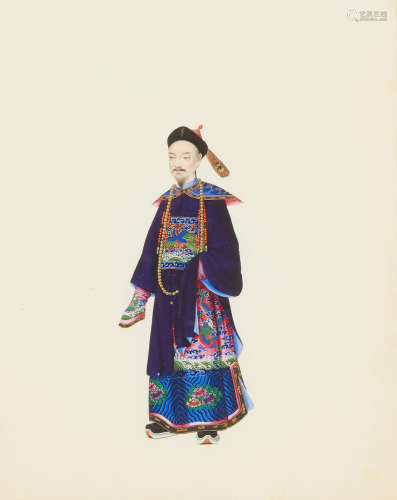 Tingqua (1809-1870) Chinese types, costumes and deities