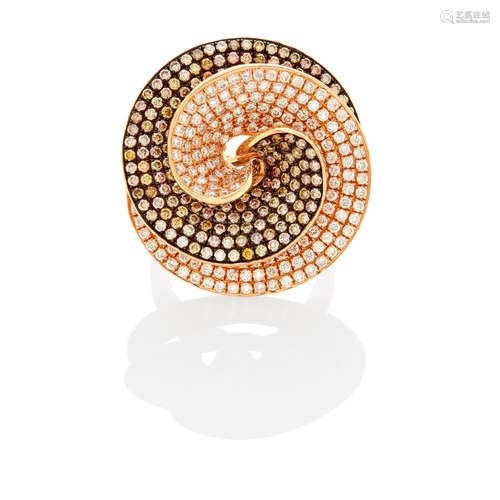 Rose Gold and Diamond Ring