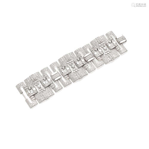 Platinum and Diamond Bracelet