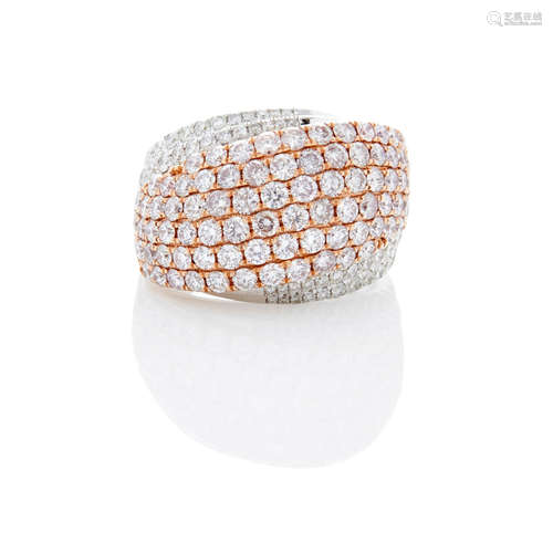 White Gold and Diamond Ring