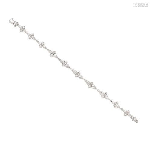 White Gold and Diamond Bracelet