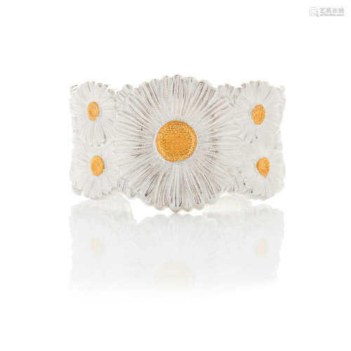 Buccellati: Sterling Silver and Vermeil 'Daisy Bracelet', Italy