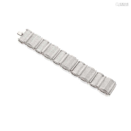 White Gold and Diamond Bracelet