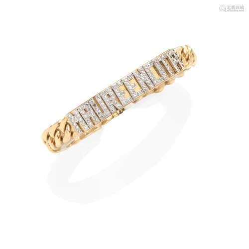 Gold and Diamond 'Maureencita' Bracelet