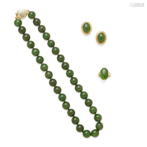 Gump's: Collection of Gold and Jade Jewelry