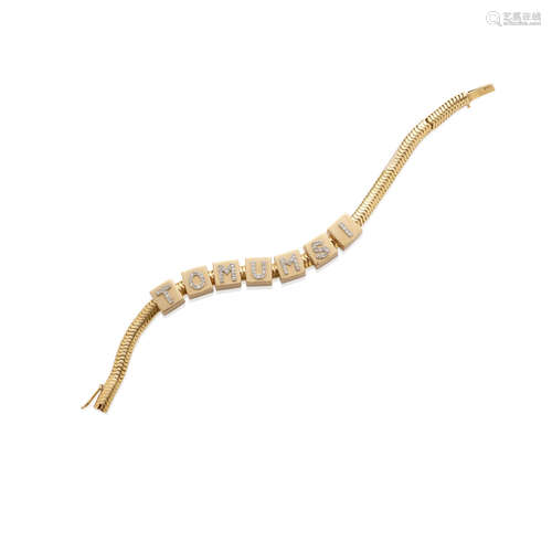 Boucheron: Gold, Platinum and Diamond Bracelet