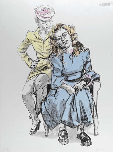 Dame Paula Rego R.A. (British, born 1935) Mother with Big Daughter