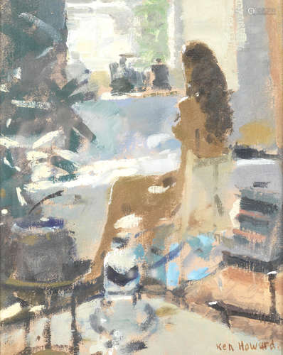 Ken Howard R.A. (British, born 1932) Seated Model