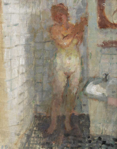 Bernard Dunstan R.A., R.W.A., N.E.A.C., H.P.S. (British, 1920-2017) The Shower, Perth