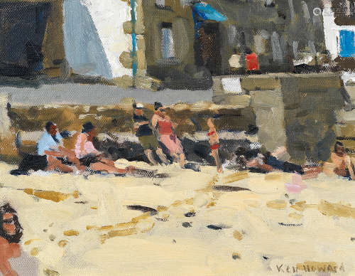 Ken Howard R.A. (British, born 1932) Mousehole