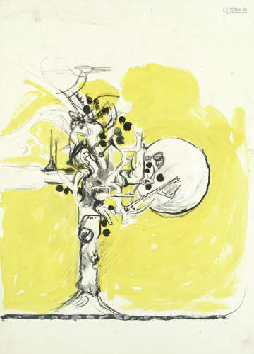 Graham Sutherland O.M. (British, 1903-1980) Study for Thorn Structure II (unframed)