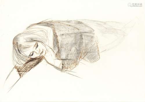 Peter Lanyon (British, 1918-1964) Study of Brit Asleep