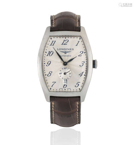 Longines. A stainless steel automatic calendar wristwatch Evidenza, Ref: L2.642.4, Circa 2010