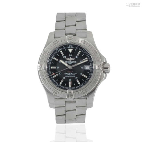 Breitling. A stainless steel automatic calendar bracelet watch Colt, Ref: A17380, Circa 2008