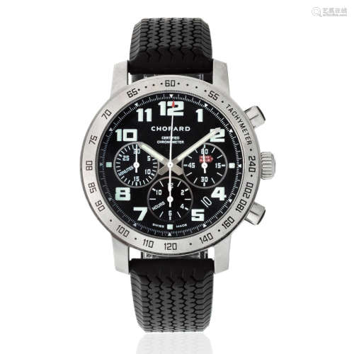Chopard. A stainless steel automatic calendar chronograph wristwatch Mille Miglia, Ref: 8920, Circa 2002