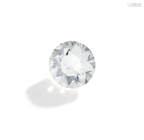 An unmounted old brilliant-cut diamond