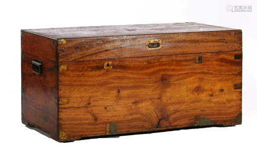 Teak camphor chest