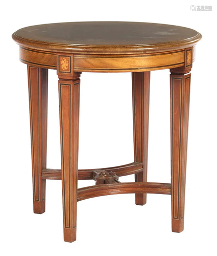 Round Louis Seize style table