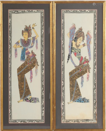 2 Indian painted depictions