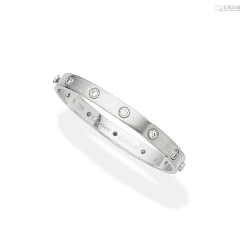 Cartier: diamond 'Love' bangle