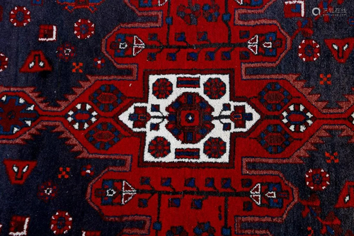 Hand-knotted wool carpet