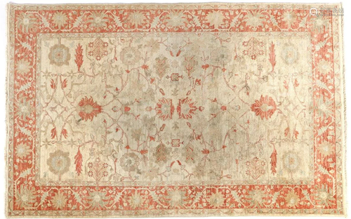 Hand-knotted wool carpet