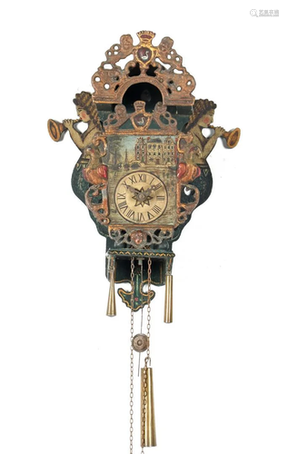 Frisian chair clock