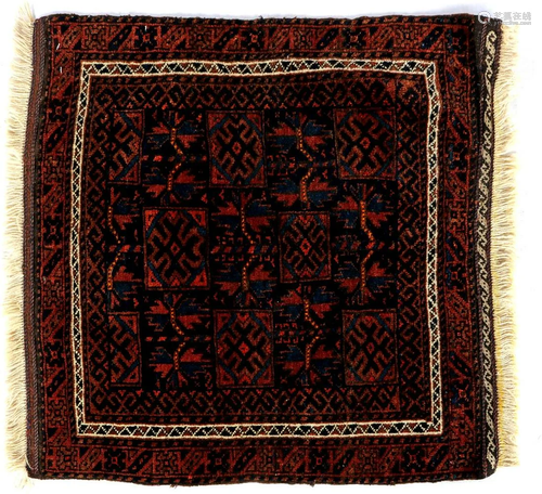 Hand-knotted wool carpet