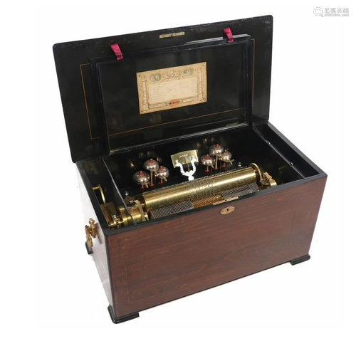 Very nice 19th century music box