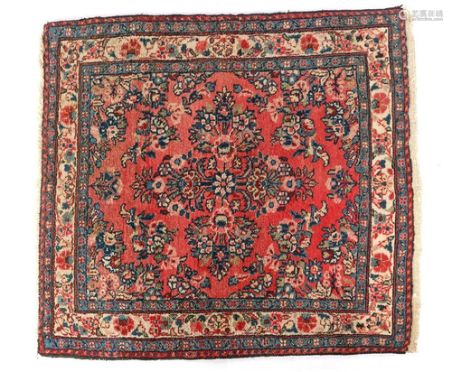 Oriental hand-knotted rug